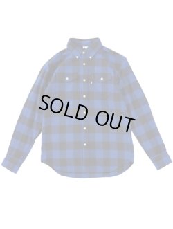 画像1: FTC BLOCK PLAID NEL B.D L/S SHIRT 「HOLMES」