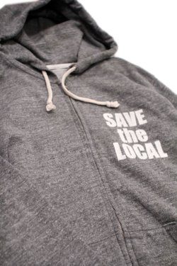 画像1: SAVE the LOCAL F/Z SWT HOODY