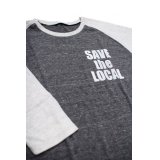 SAVE the LOCAL S/LOGO RAGLAN TEE