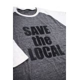 SAVE the LOCAL B/LOGO RAGLAN TEE