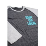 SAVE the LOCAL S/LOGO RAGLAN TEE