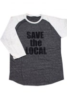 他の写真1: SAVE the LOCAL B/LOGO RAGLAN TEE