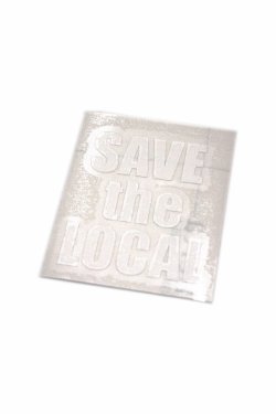 画像1: SAVE the LOCAL LOGO STICKER