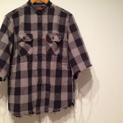 画像1: USED L/S SHIRT WIDE SLEEVE CUSTOM