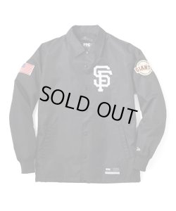 画像1: FTC x SAN FRANCISCO GIANTS x NEW ERA SF NYLON COACH JACKET