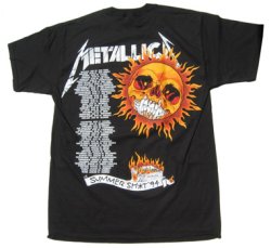 画像2: METALLICA FLAMING SUN S/S TEE