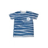 The Trip Blue Stripe Tie-Dye Trixton T-Shirt