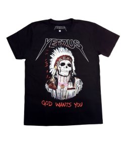 画像1: KANYE WEST YEEZUS GOD WANTS YOU CHIEF S/S TEE