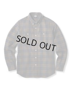 画像1: FTC HEAVY PLAID NEL B.D SHIRT