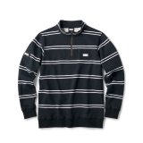 FTC STRIPE HALF ZIP SWEATSHIRT