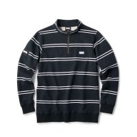 FTC STRIPE HALF ZIP SWEATSHIRT