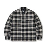 FTC QUILTED LINED PLAID NEL SHIRT