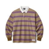 FTC PRINTED STRIPE RUGBY SHIRT