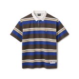 FTC PRINTED STRIPE RUGBY SHIRT