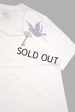 画像1: 430 S/S TEE 「BIRD V-NECK」