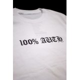 AUTH S/S TEE 「100% AUTH」