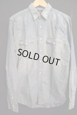画像1: RRL シャンブレーウエスタンシャツ
