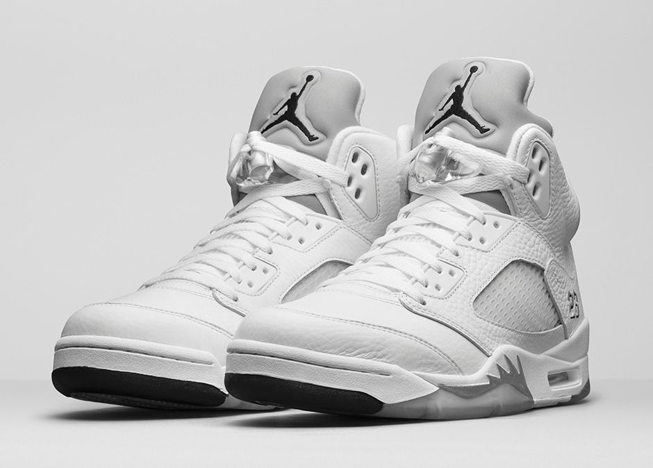 white air jordan 5