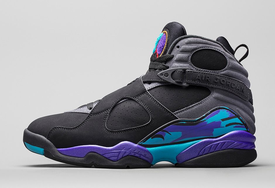 jordan 8 black and purple