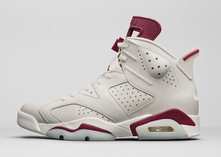 air jordan 6 retro maroon