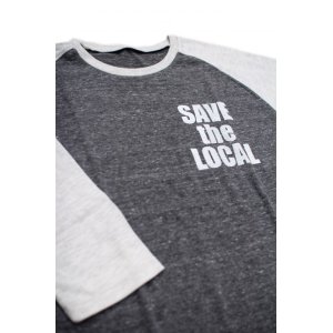 画像: SAVE the LOCAL S/LOGO RAGLAN TEE