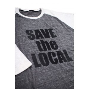 画像: SAVE the LOCAL B/LOGO RAGLAN TEE