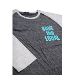 画像: SAVE the LOCAL S/LOGO RAGLAN TEE