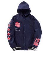 画像: FTC 「HOODED MELTON VARSITY JACKET」