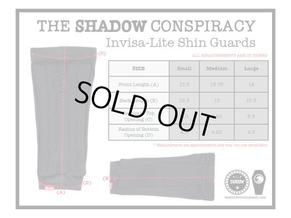 画像2: THE SHADOW CONSPIRACY INVISA-LITE SHIN GUARDS