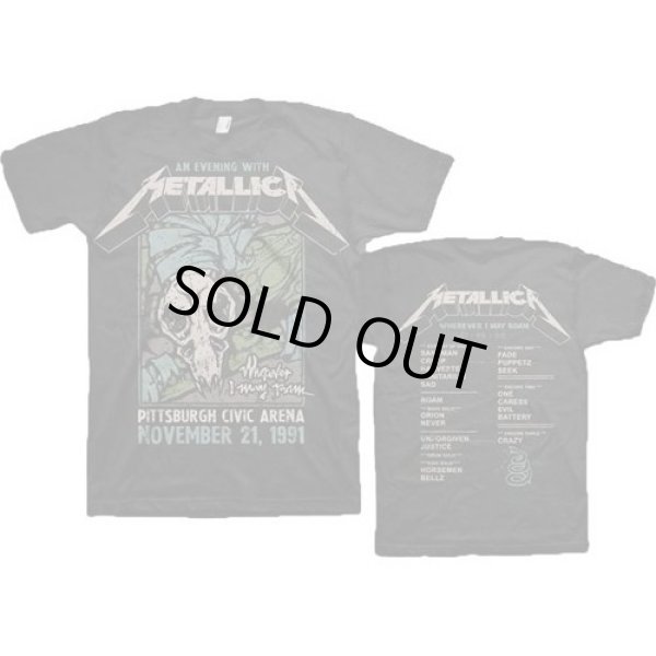 画像1: METALLICA GUNSPITTSBURGH TOUR S/S TEE