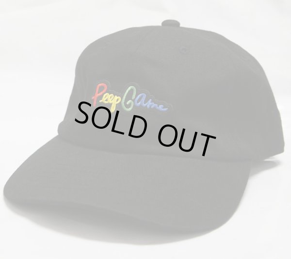 画像1: Peep Game Primary Script Logo 6 Panel Caps