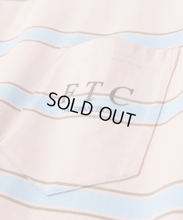 画像2: FTC STRIPED POCKET TEE