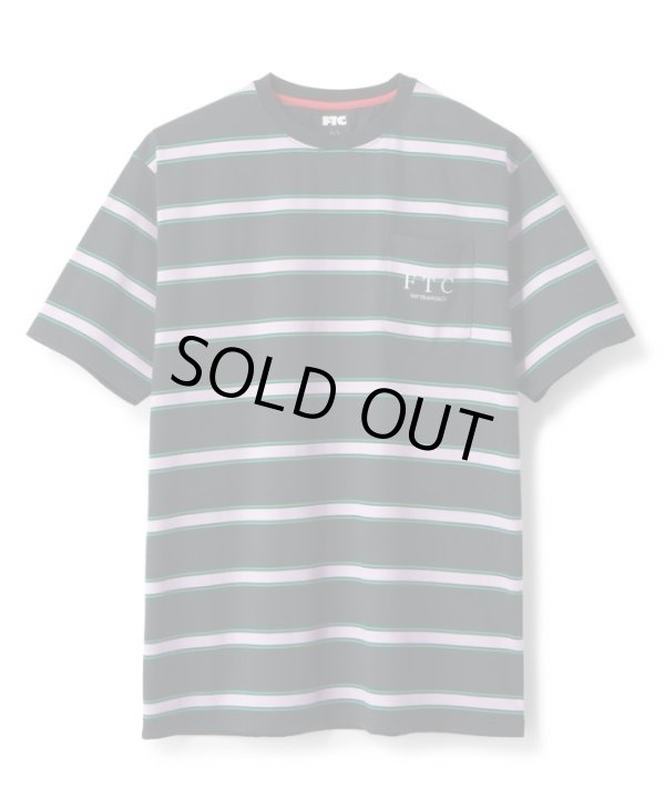 画像1: FTC STRIPED POCKET TEE