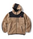 画像1: FTC HOODED SHERPA FLEECE JACKET