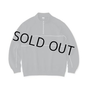 画像: FTC PIPING HALF ZIP SWEATSHIRT