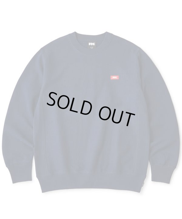 画像1: FTC SMALL BOX LOGO CREW NECK