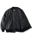 画像2: FTC LEATHER MA-1 JACKET