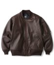 画像3: FTC LEATHER MA-1 JACKET