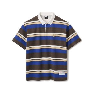 画像: FTC PRINTED STRIPE RUGBY SHIRT