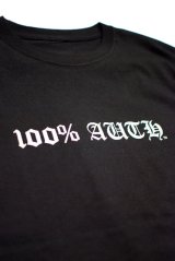 画像: AUTH S/S TEE 「100% AUTH」