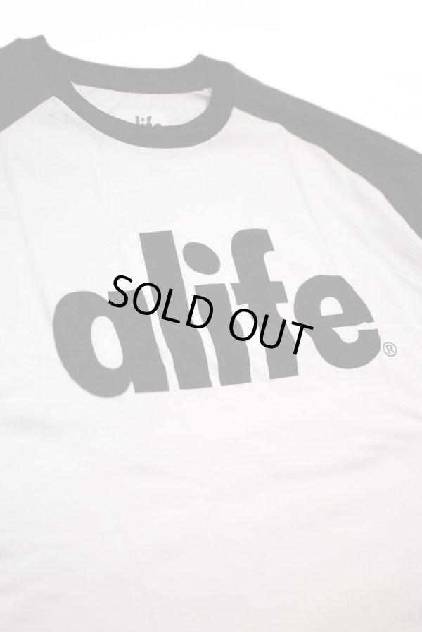 画像1: ALIFE LOGO RAGLAN S/S TEE