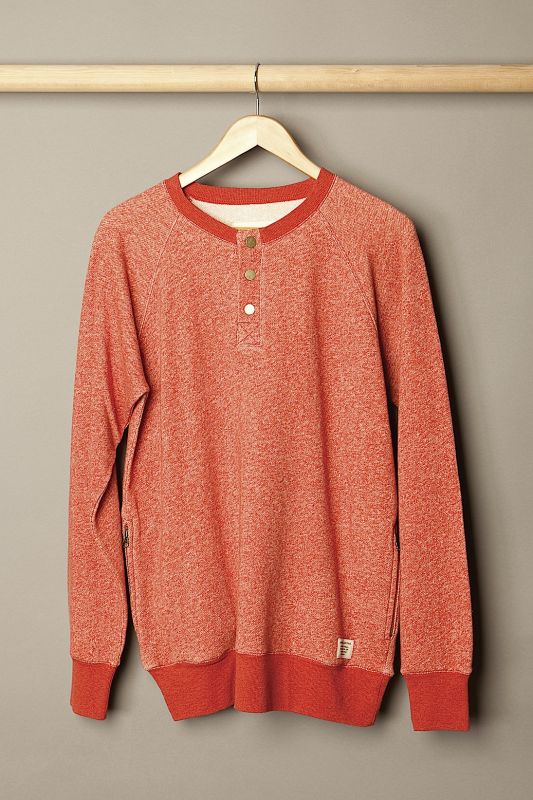 画像: Lifetime collective Henley Neck Sweatshirt 「RENNES」