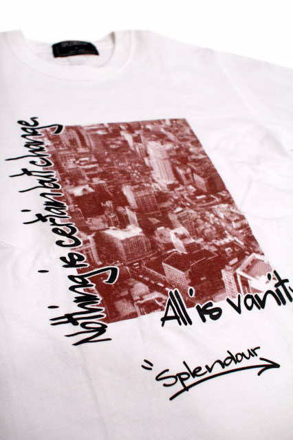 画像1: SPLENDOUR S/S TEE 「All is vanity」