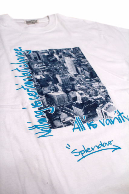 画像1: SPLENDOUR S/S TEE 「All is vanity」