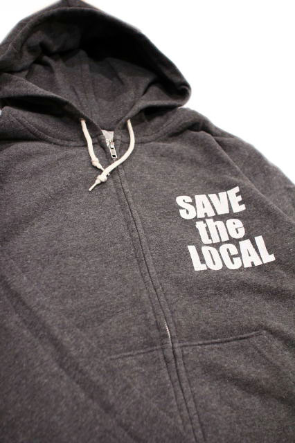 画像1: SAVE the LOCAL F/Z SWT HOODY