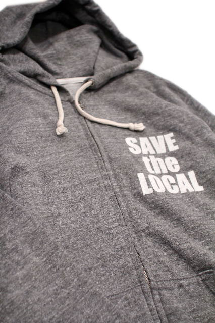 画像1: SAVE the LOCAL F/Z SWT HOODY