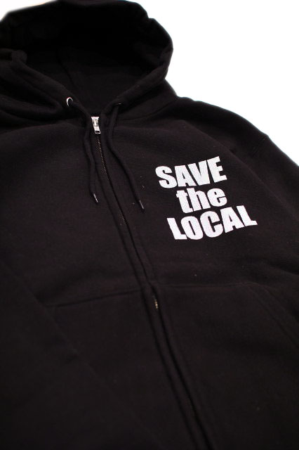 画像1: SAVE the LOCAL F/Z SWT HOODY