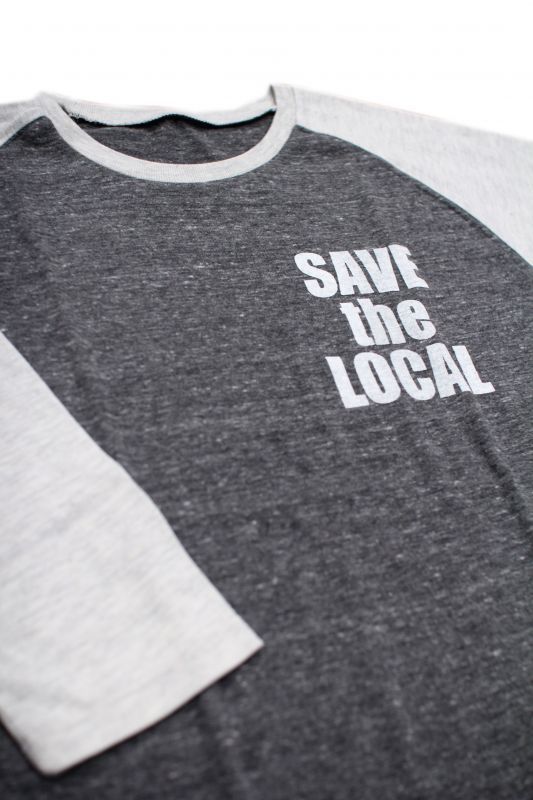 画像1: SAVE the LOCAL S/LOGO RAGLAN TEE