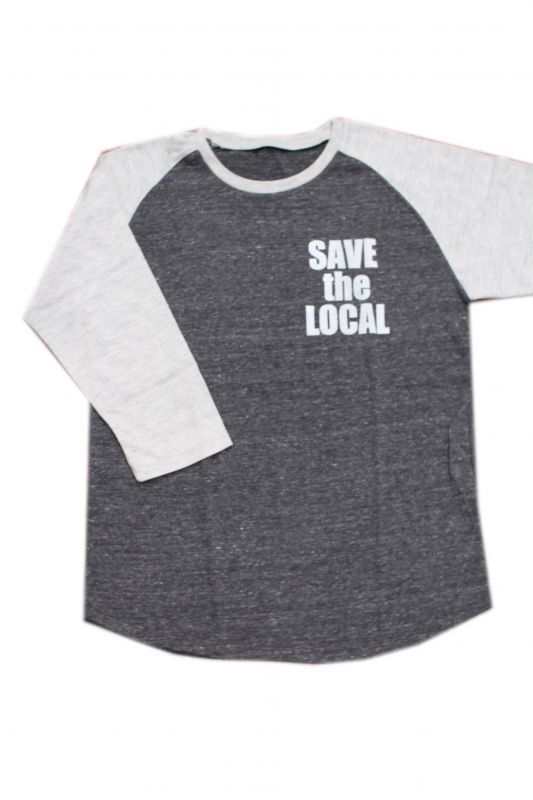 画像: SAVE the LOCAL S/LOGO RAGLAN TEE