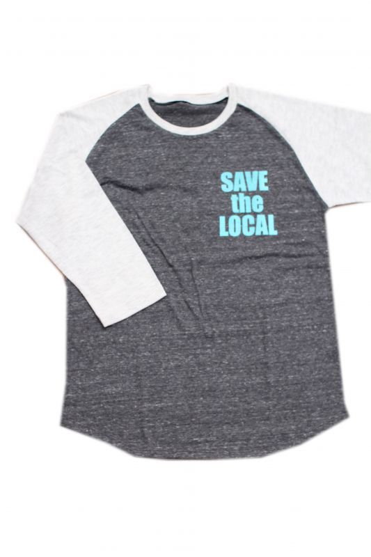 画像: SAVE the LOCAL S/LOGO RAGLAN TEE